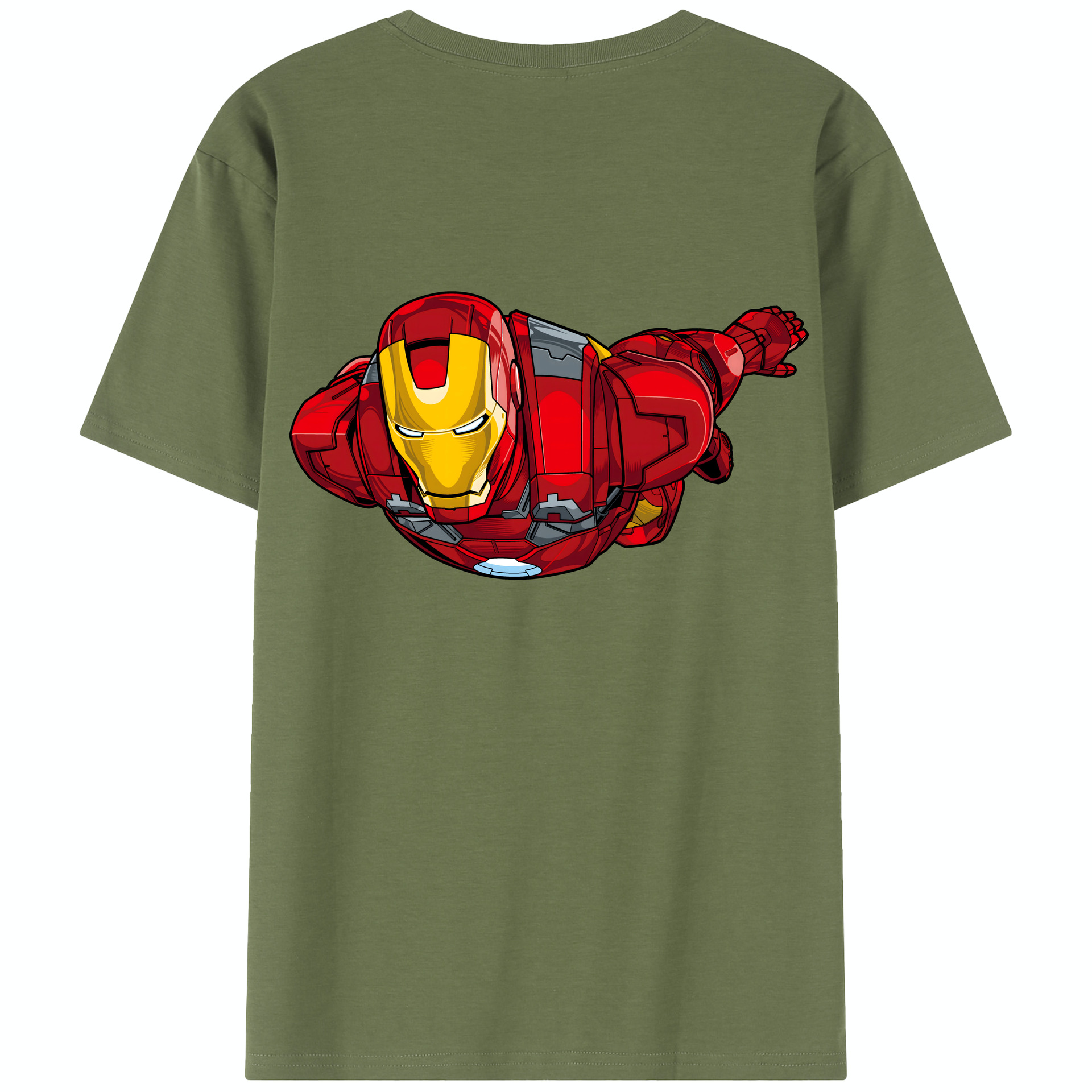 （画像用） アベンジャーズ The Avengers 綿100％半袖Tシャツ（背面プリント）